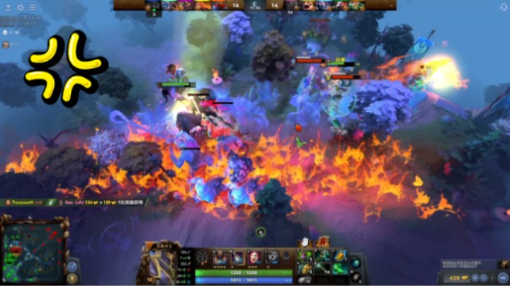 惨兮兮【DOTA2】牛健子983的四号位沉默4打5虽败犹荣时刻