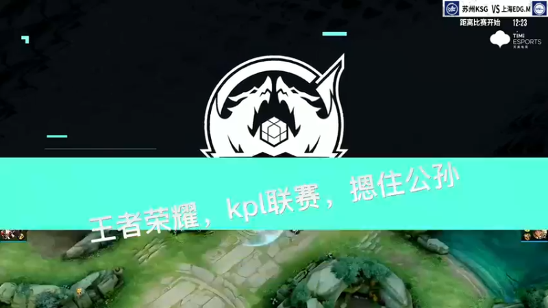 王者荣耀，kpl联赛，摁住公孙