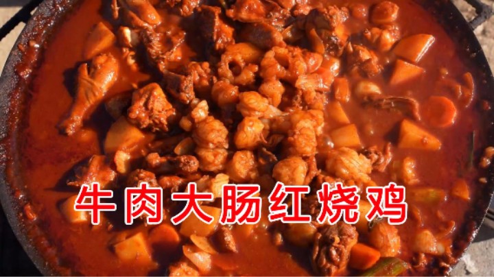 教大家制作牛肉大肠红烧鸡，下锅顺利很重要，这样做入味又好吃！