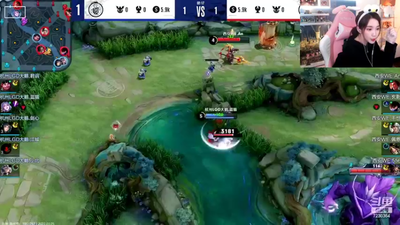 【2022-03-05 22点场】是小鹿哇：比赛：WE vs LGD