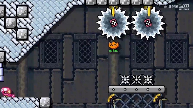 我在斗鱼看白白的胖胖呀直播马里奥制造