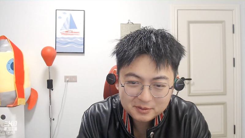 我在斗鱼看火力堂主直播户外