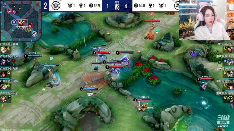 【2022-03-06 22点场】是小鹿哇：比赛：狼队 vs TTG