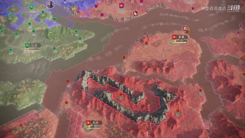 孙权，调配各方的兵力，防守妥当，抓武将