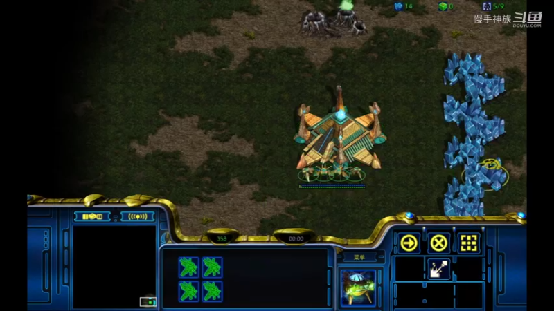 pvp斗魂慢手神族星际争霸日常游戏视频2022-03-25