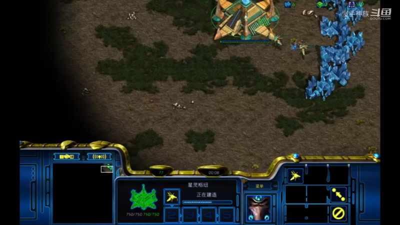 pvp斗魂慢手神族星际争霸日常游戏视频2022-03