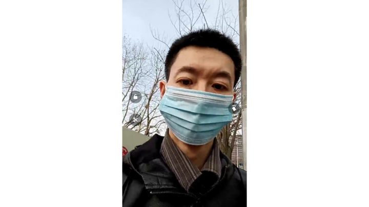 在回家途中