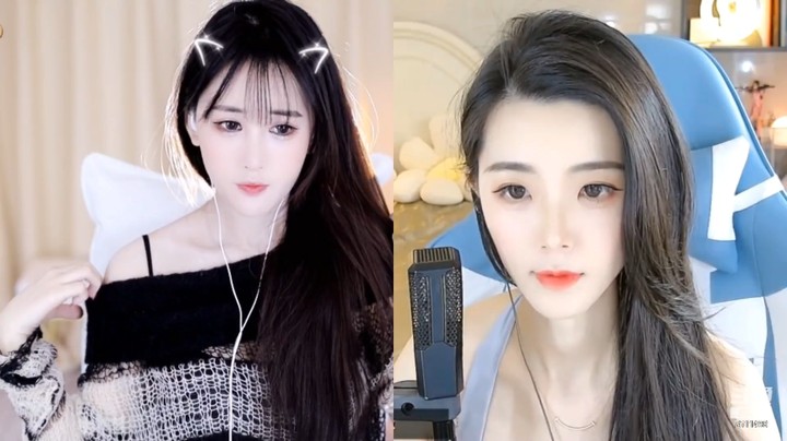 乖咿美女小姐姐好可爱，头饰的特效耳朵不错啊