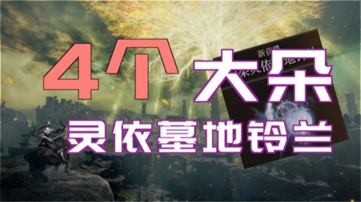 「艾尔登法环」4个—“大朵灵依墓地铃兰”—获取方法