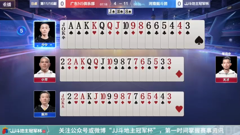 【2022-03-14 05点场】JJ斗地主官方：斗地主冠军杯，S4季前热身开战