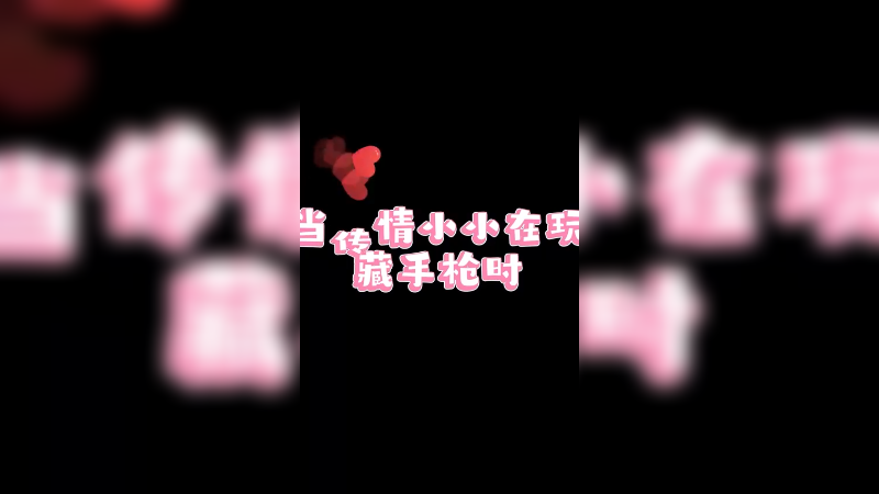 藏手枪可真南啊