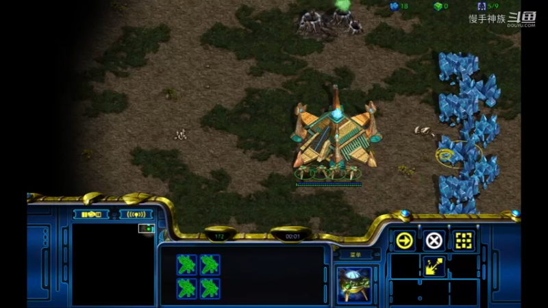 pvp斗魂防2兵营开局慢手神族星际争霸日常游戏视频2022-03-14