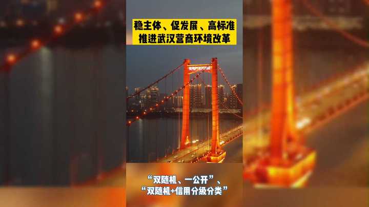 稳主体、促发展、高标准推进武汉营商环境改革3