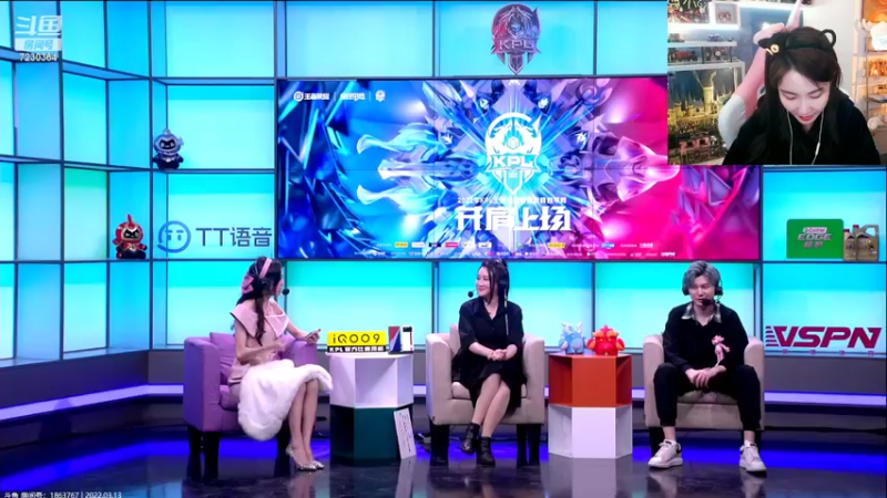 【2022-03-13 19点场】解说小鹿呀：天云潇洒：XYG vs eStar