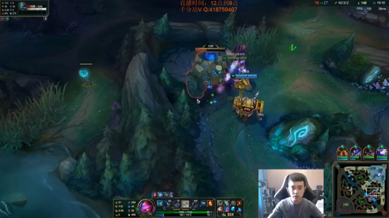 【2022-03-16 13点场】LOL丶摇摆：纯对线单杀教学局.把把mvp