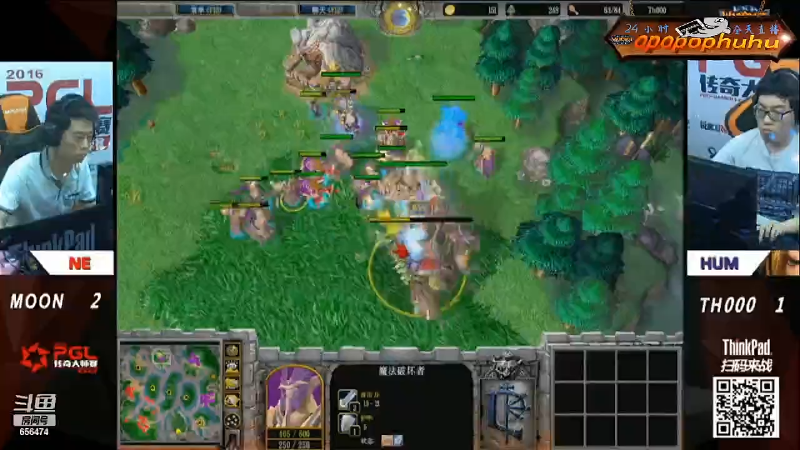 【魔兽争霸】opopophuhu的精彩时刻 20220316 11点场