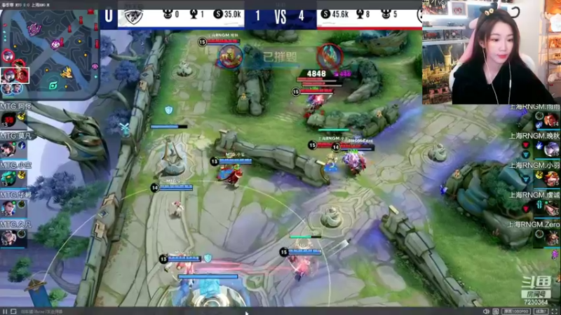 【2022-03-13 15点场】解说小鹿呀：比赛：GK vs Hero