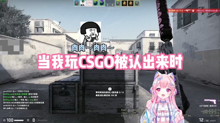 【肉肉】当我玩CSGO被认出来时