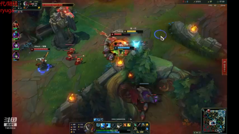 【2022-03-12 00点场】内涵段子丶影子c：艾克男刀凯隐刺客流打野教学