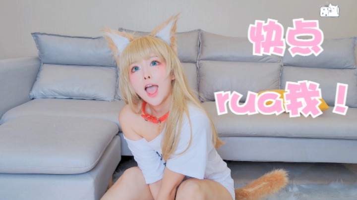 小猫咪希望你每天都在家【黄豆粉cos】