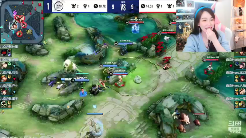 【2022-03-18 17点场】解说小鹿呀：英凯小鹿：Hero vs WB