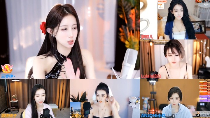 三岁伊美女小姐姐直播连麦真好看啊