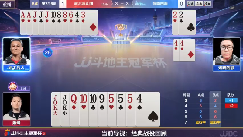 【2022-03-18 07点场】JJ斗地主官方：斗地主冠军杯，S4季前热身开战