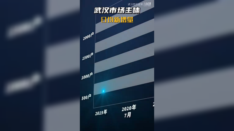 武汉市场主体日均增量