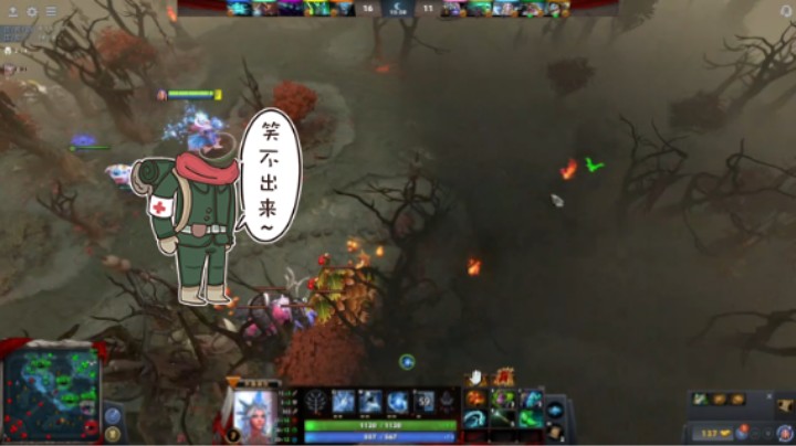 活久见【DOTA2】牛健子983的五号位稳定水晶室女冰女遇见最后一手拿的三号位死亡先知dp不到10分钟死5次迅速育肥对面沉默死灵带崩全场，出来报复社会了这是