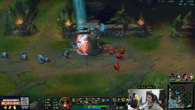 【2022-03-21 13点场】余小C真的很强：余小C：武器已达成！一区上个大师！