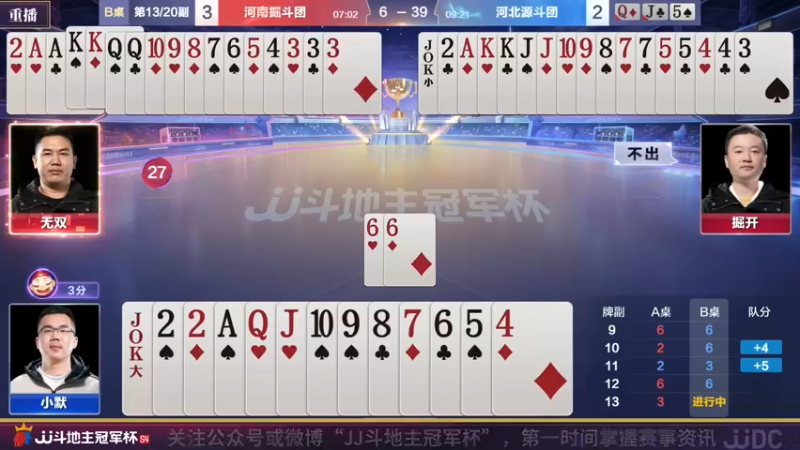 【2022-03-22 13点场】JJ斗地主官方：斗地主冠军杯，S4季前热身开战