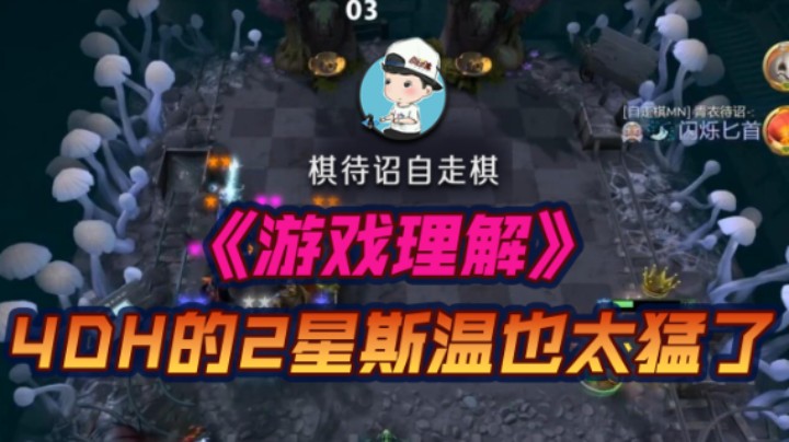 《游戏理解》 4DH的2星斯温也太猛了