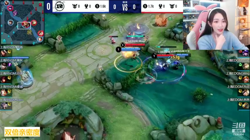 【2022-03-23 19点场】解说小鹿呀：比赛：EDGM vs RNGM
