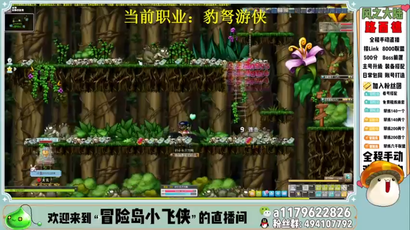 【2022-03-24 14点场】冒险岛小飞侠：职业推荐LINK联盟看号