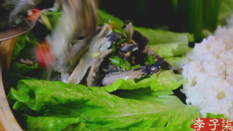 我在斗鱼看李子柒liziqi直播美食