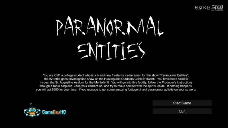 【Paranormal Entities】一款为了钱去抓鬼的恐怖游戏   恐怖评分8