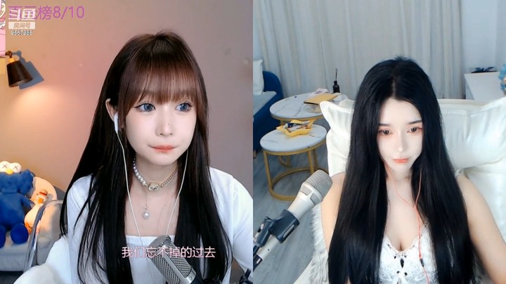 困困和美女小姐姐直播连麦，困困越来越低调了