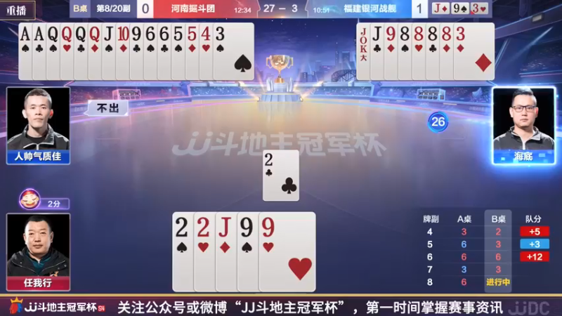 【2022-03-26 13点场】JJ斗地主官方：斗地主冠军杯，S4季前热身开战