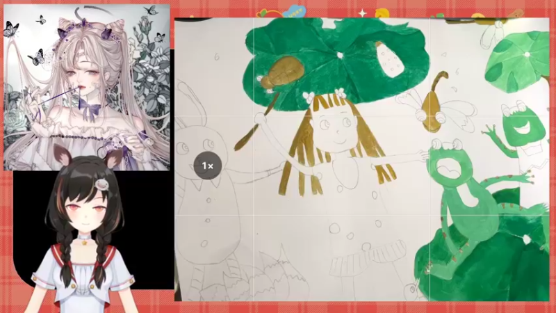 【2022-03-27 16点场】是可爱的仙女吖：画画啦~我是一个小能手