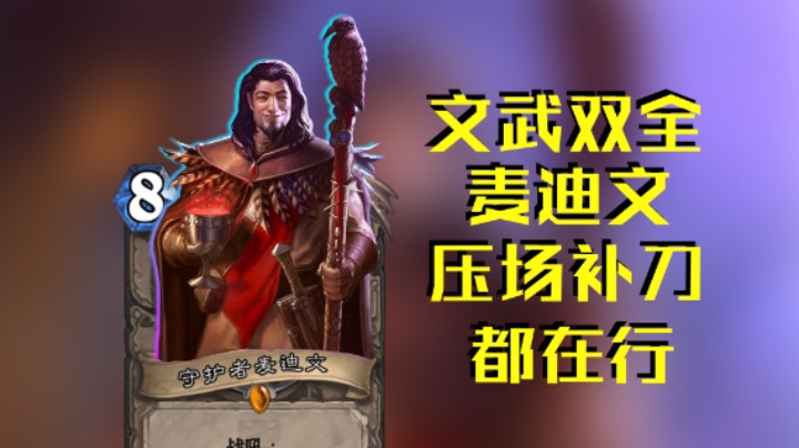 稻哥炉石12胜竞技场（法）：文武双全麦迪文