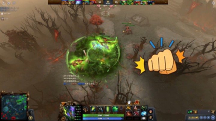 惨兮兮【DOTA2】牛健子983的二号位毒龙冥界亚龙被沉默术士微微压了下，靠其他两路幽鬼小松鼠兽帕格纳骨法拉平了一段，但还是抗不过对面沉默牛撼地者小精灵莱恩蚂蚁