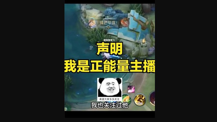 声明！我是个正能量主播