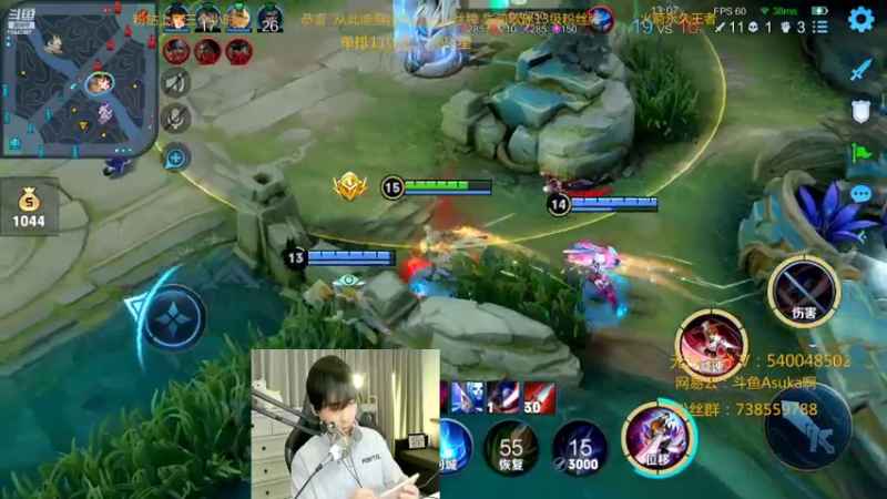 【2022-03-28 20点场】路人王Asuka：【国服李白韩信微信区冲巅峰赛2500分】