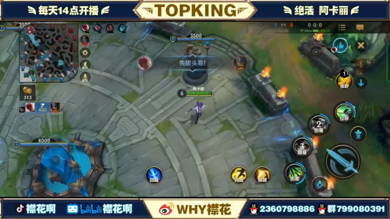 【2022-03-27 20点场】襟花啊：阿卡丽10560王者局冲分