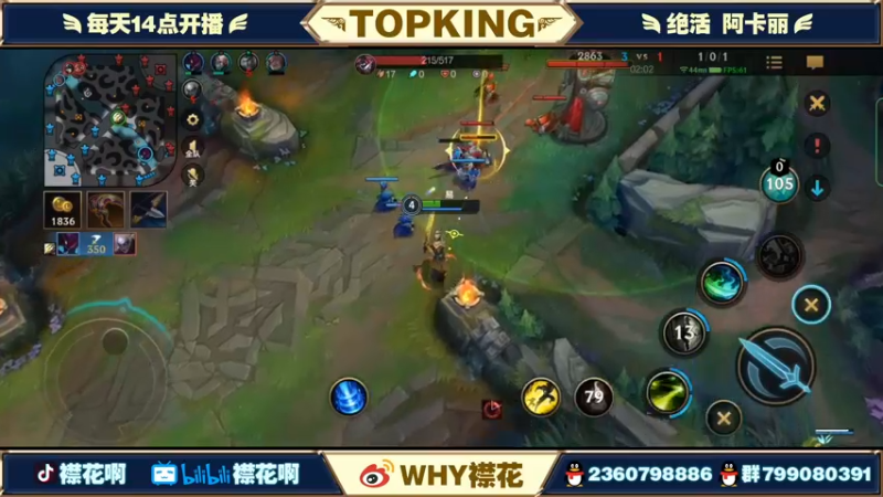 【2022-03-27 16点场】襟花啊：阿卡丽10560王者局冲分