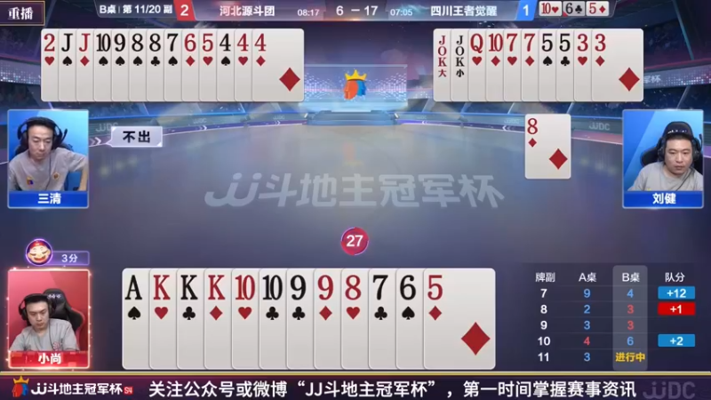 【2022-03-27 21点场】JJ斗地主官方：经典战役回顾 488743