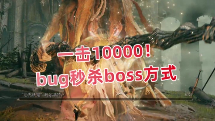 【艾尔登法环】一击10000！bug秒杀boss方式