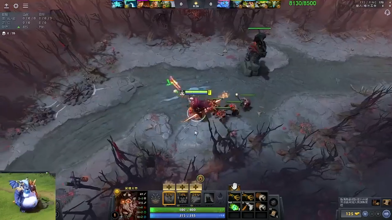 我在斗鱼看龚建ZSMJ直播DOTA2