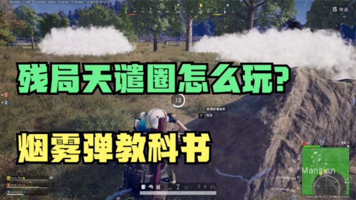 天谴圈残局怎么打？烟雾弹细节1v4，教科书般逆袭翻盘