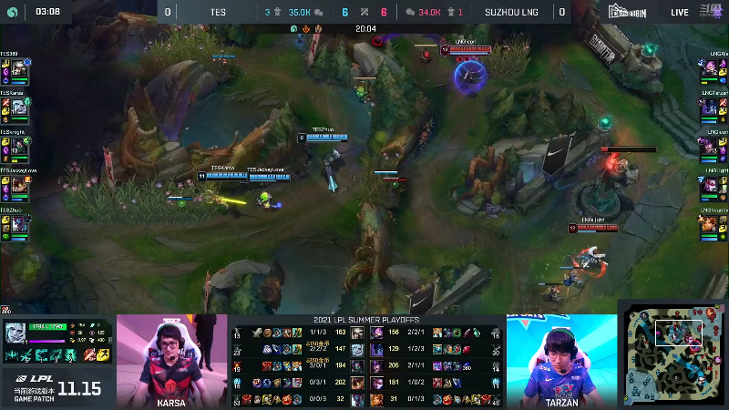 【英雄联盟】英雄联盟赛事的精彩时刻 20220331 01点场